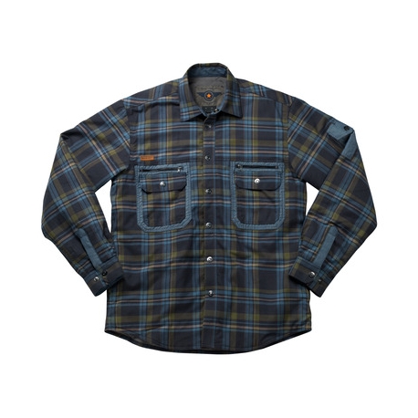 Thermal Shirt quilted plaid flannel
