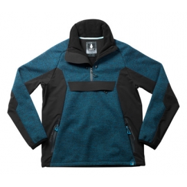 Knitted Jacket, half zip, membrane
