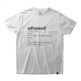 T-shirt with ADVANCED text