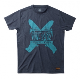 T-shirt with two surfboards