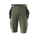 Shorts with detachable holster pockets