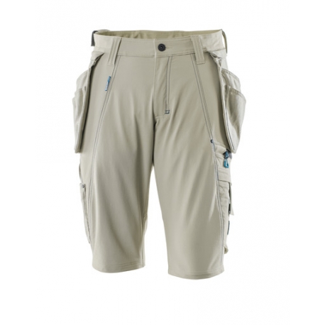 Shorts with detachable holster pockets